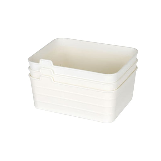 Tengone Contenedores De Clasificación Cuadradas Blanco 3Pk - Farmacias Arrocha