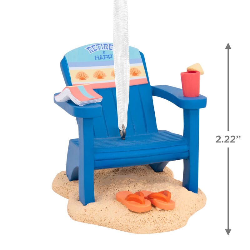Hallmark Ornamento Silla De Playa Feliz Y Jubilada - Farmacias Arrocha