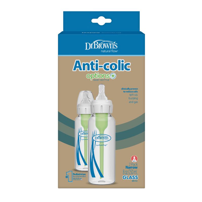 Dr Brown'S Set 2 Biberón DE Vidrio Anti Cólico 8oz - Farmacias Arrocha