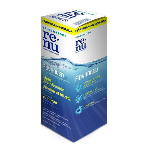 Baush & Lomb Renu Advance Solución Multiproposito 120ml - Farmacias Arrocha
