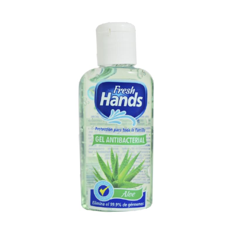 Fresh Hands Gel Antibacterial Aloe 2Oz - Farmacias Arrocha