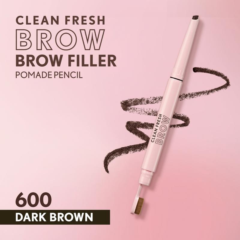 Covergirl Clean Fresh Brow Filler Pomade Pencil Dark Brown 600 - Farmacias Arrocha