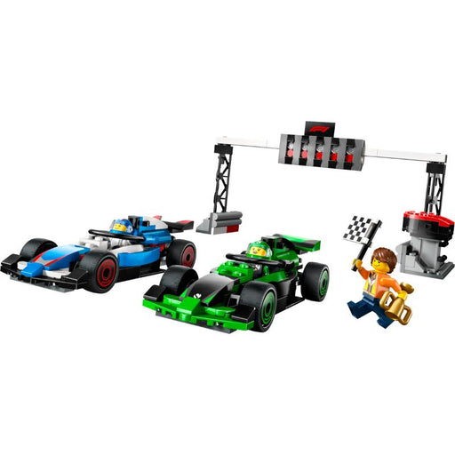 Lego City Parrilla de F1 con coches de Carreras VCarb y Sauber - Farmacias Arrocha