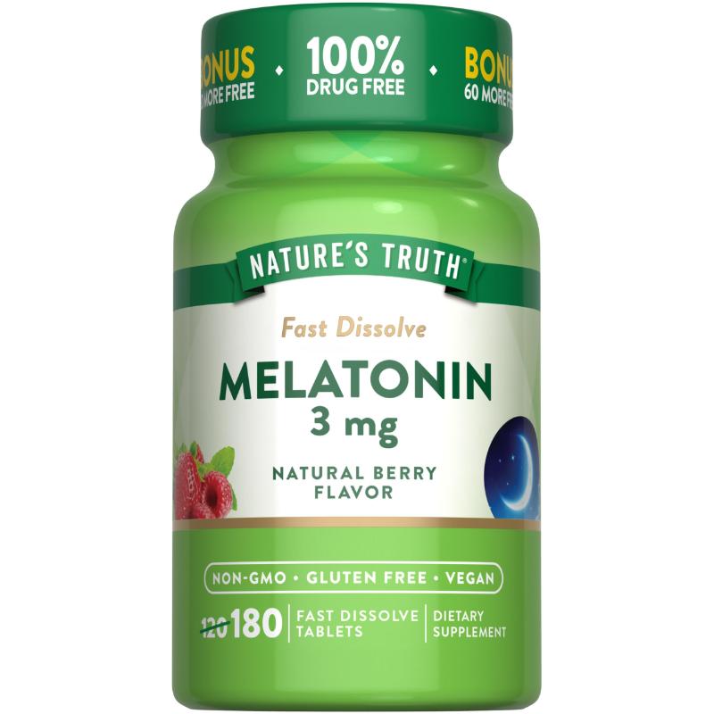 Nature'S Truth Melatonin 3 Mg 180 Caps - Farmacias Arrocha