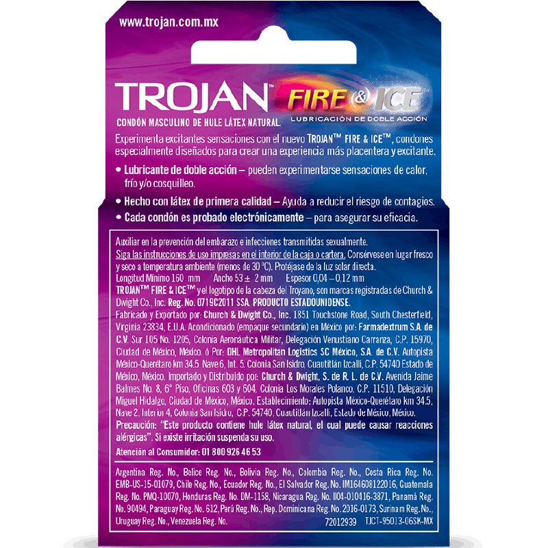 Trojan Fire & Ice - Farmacias Arrocha
