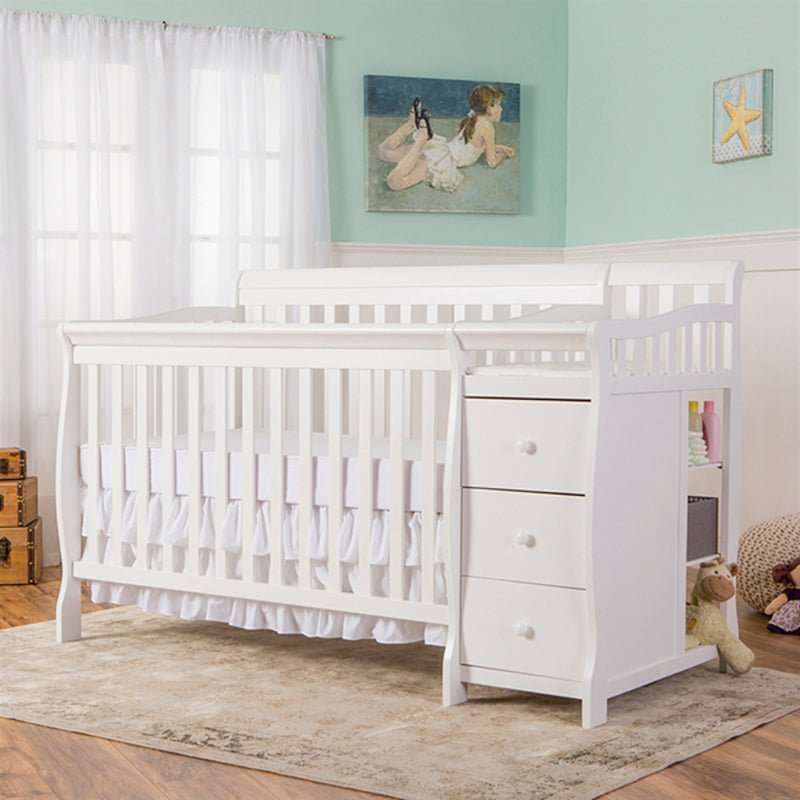 Pecora 5 In 1 Convertible Crib White - Farmacias Arrocha