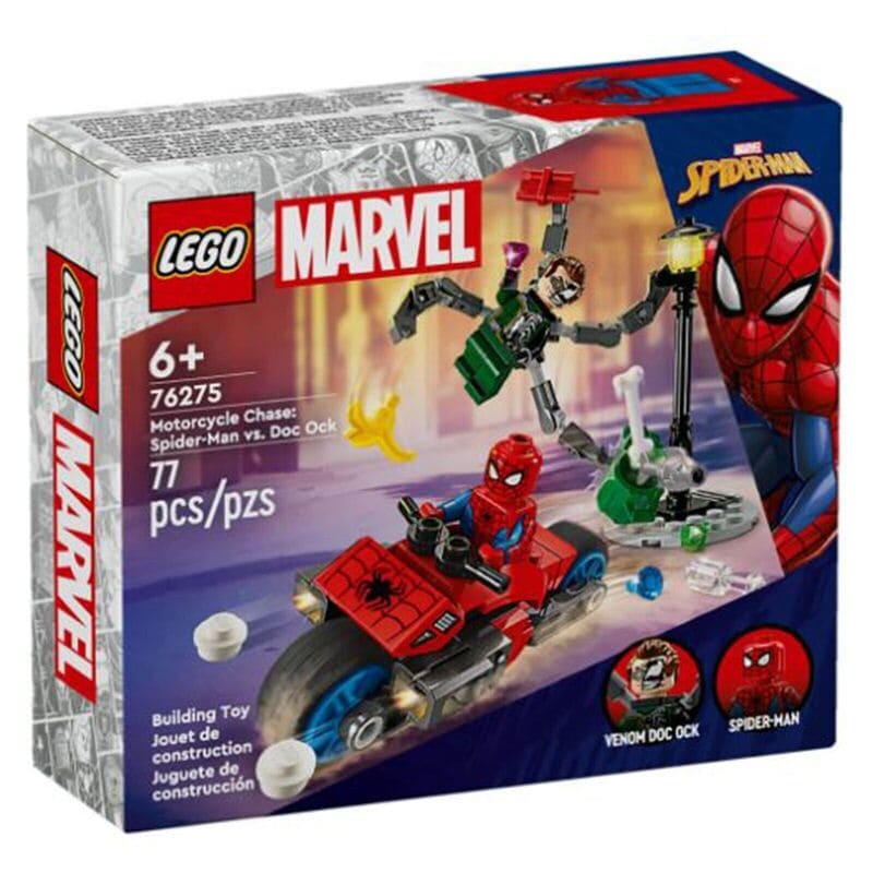 Lego Marvel Moto Spider - Man Vs Doc Ock - Farmacias Arrocha