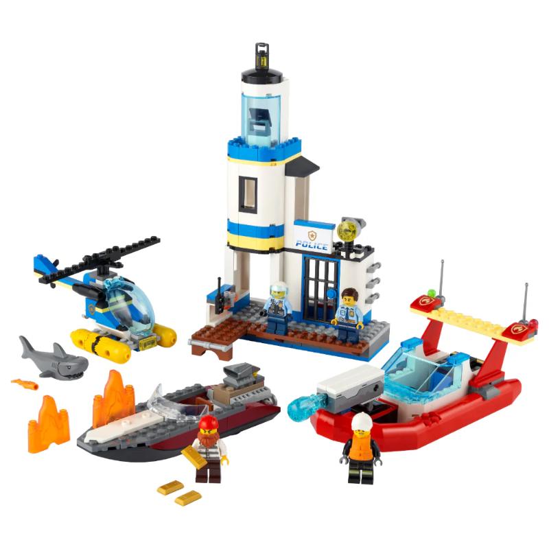 Lego City Policias Y Bomberos Misión En La Costa - Farmacias Arrocha