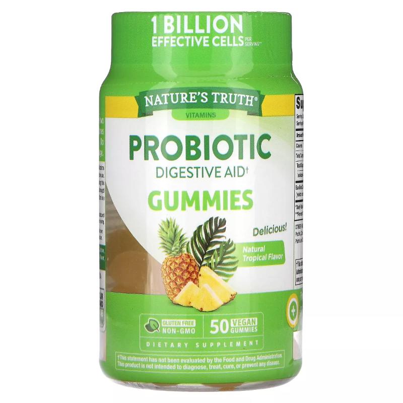 Nature'S Truth Probiotic Gummies 50 Caps - Farmacias Arrocha