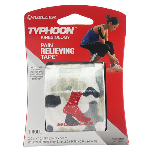 Mueller Sports Kinesiology Tape Istrip Roll Gray Camo - Farmacias Arrocha
