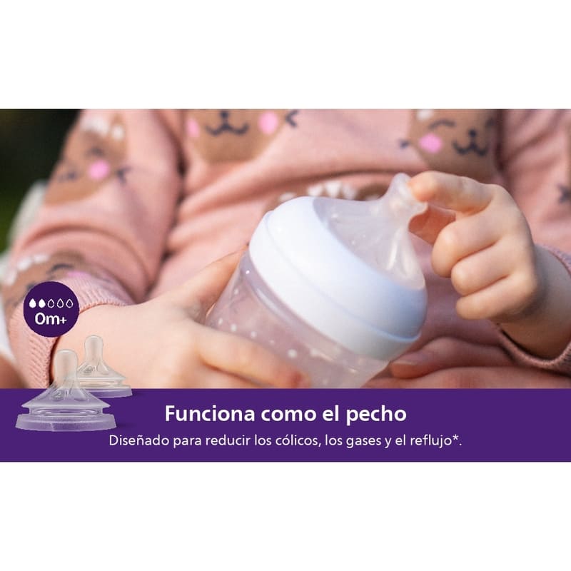 Avent Tetina Natural Response - Flujo 4 - 3M+ - Farmacias Arrocha