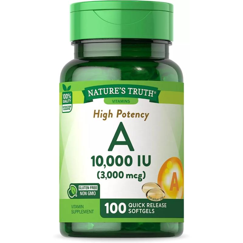 Nature'S Truth Vit A10000 100 Caps - Farmacias Arrocha