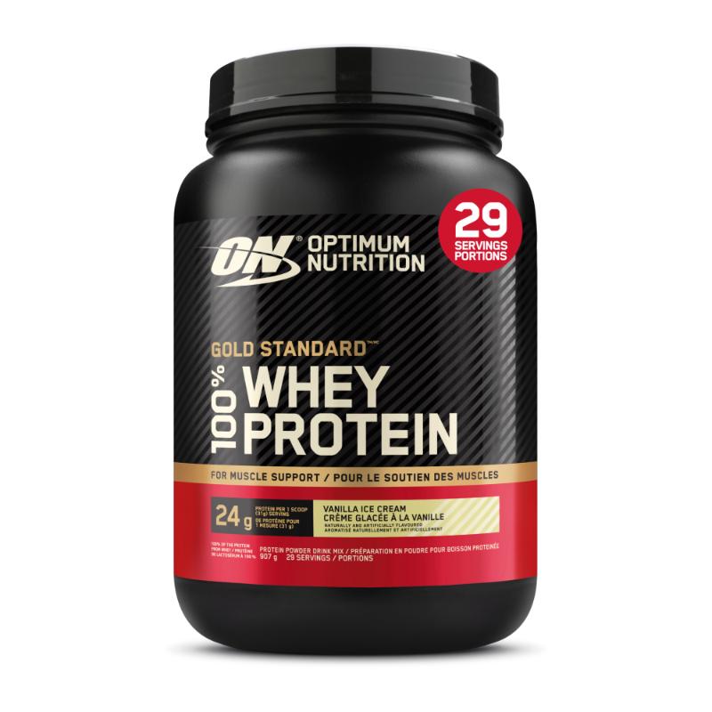 Sport Nutrition Optimum Nutrition Gold Standard 100 Porciento Whey Vanilla Ice Cream - Farmacias Arrocha
