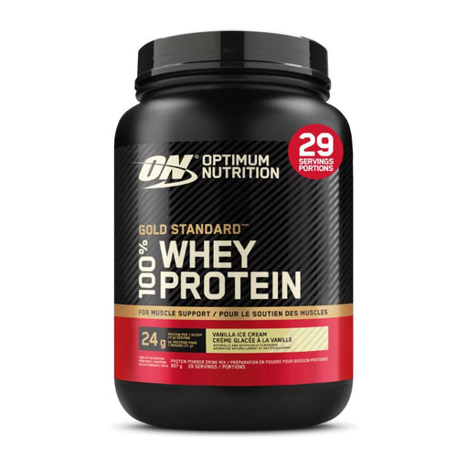 Sport Nutrition Optimum Nutrition Gold Standard 100 Porciento Whey Vanilla Ice Cream - Farmacias Arrocha