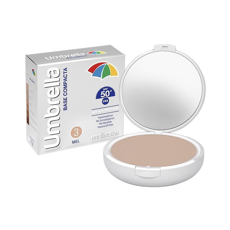 Medihealth Umbrella Base Comp. 50+ Tono Miel - Farmacias Arrocha