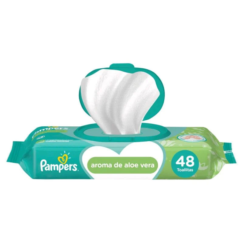 Pampers Wipes Aloe Vera 12X48 - Farmacias Arrocha