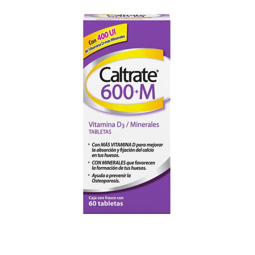 Caltrate 60 600+M - Farmacias Arrocha