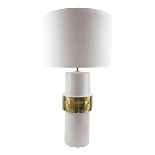 Ceramic Lamp - White 61 Cm - Farmacias Arrocha