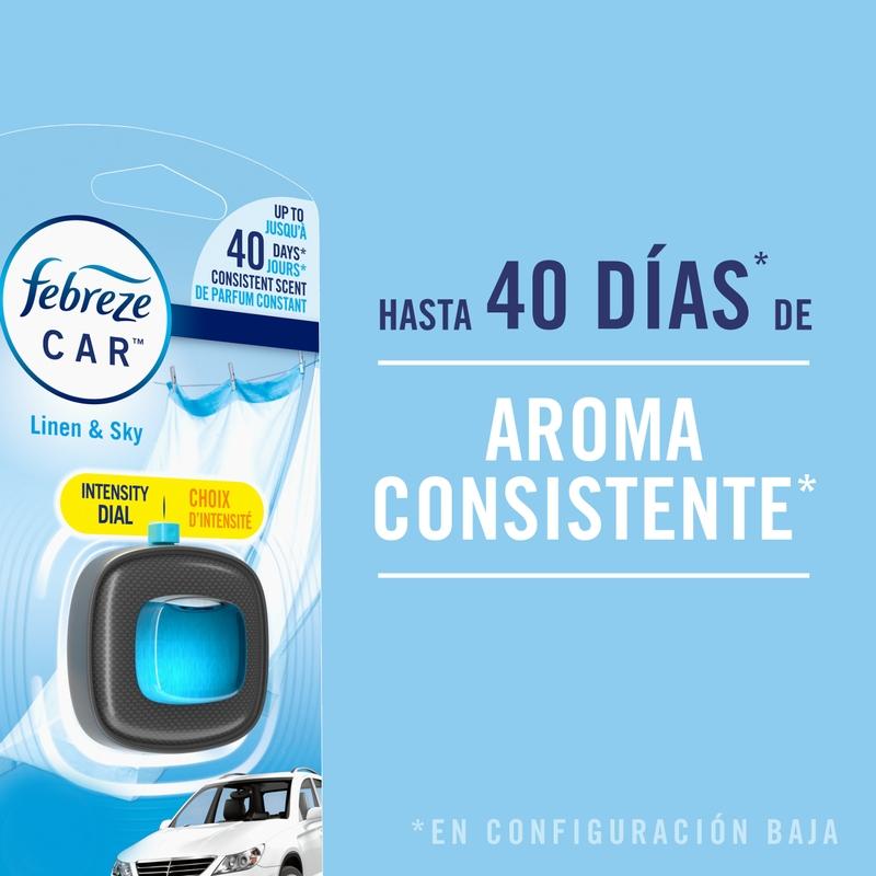 Aromatizante Para Autos Febreze Linen & Sky, 1 Unidad - Farmacias Arrocha
