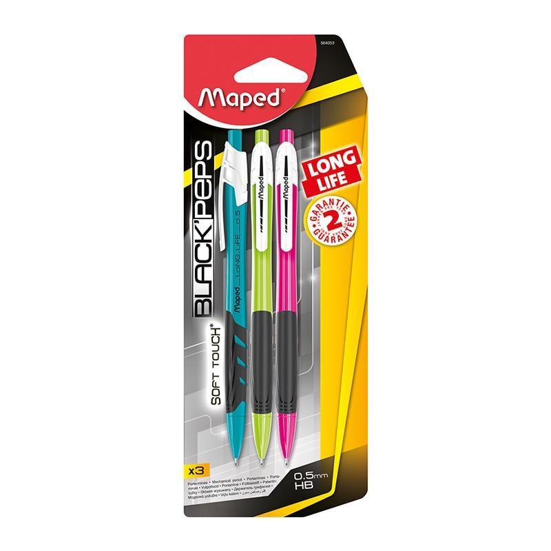 Maped Pt/Mina Long Life 0.5 Mm Blist 3Un - Farmacias Arrocha