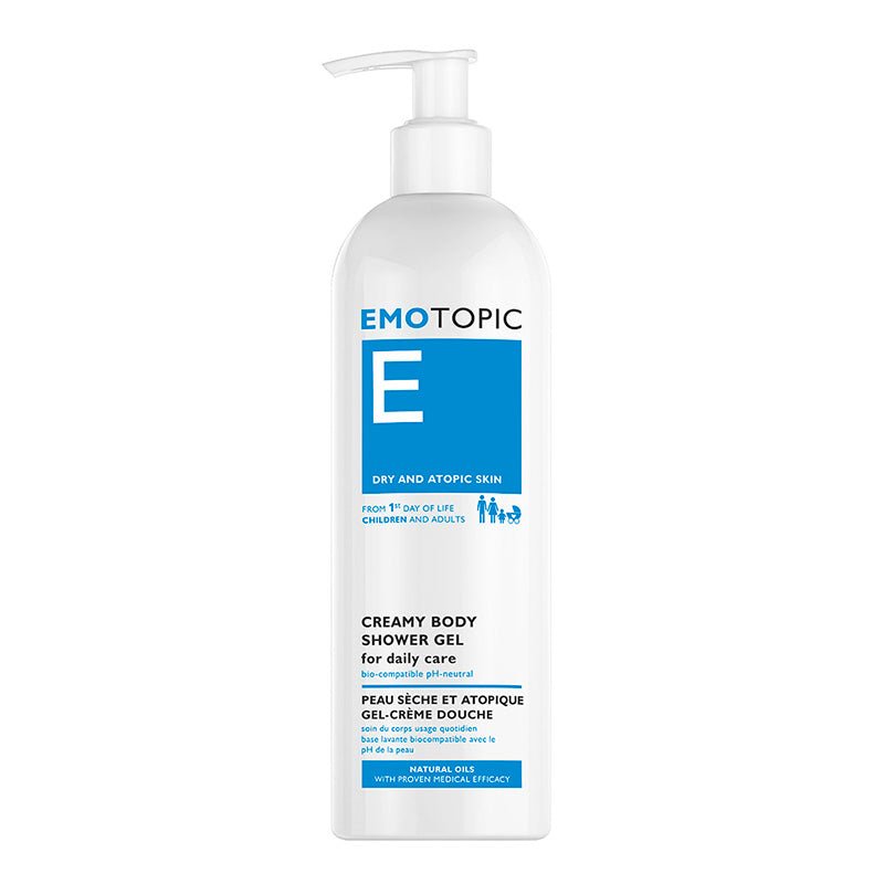 Emotopic Gel de ducha cremoso para el cuidado diario, desde el primer día de vida 400 ml - Farmacias Arrocha
