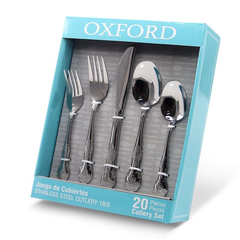 Oxford Set de Cubiertos 20 Piezas - Farmacias Arrocha
