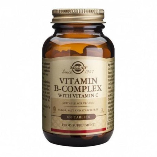 Solgar Vit B Complex W/Vit C 25X100 Tab Us - Farmacias Arrocha