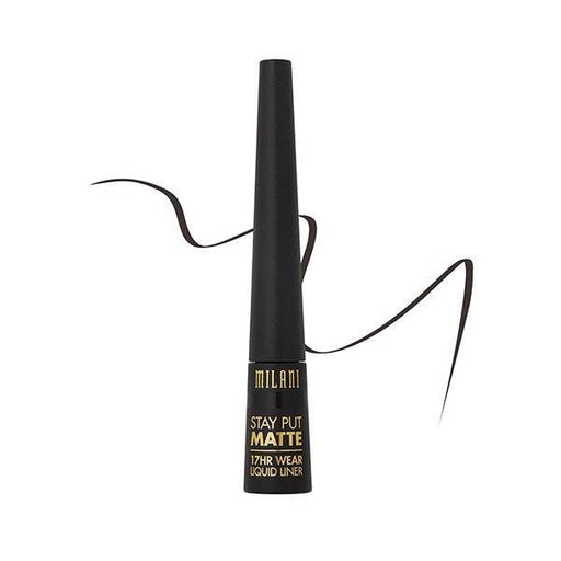Milani Stay Put Matte 17Hr Wear Liquid Eyeliner- Delineador Liquido Matte - Farmacias Arrocha