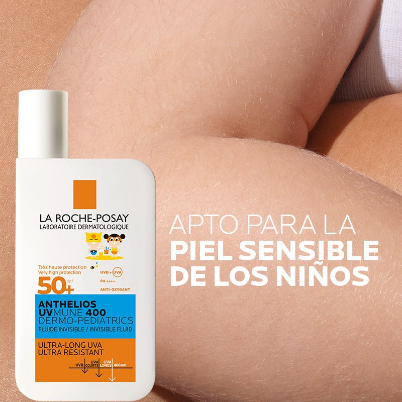 La Roche Posay Anthelios Dermo - pediatrico Fluido UVMune 400 SPF 50+ 50ml - Farmacias Arrocha