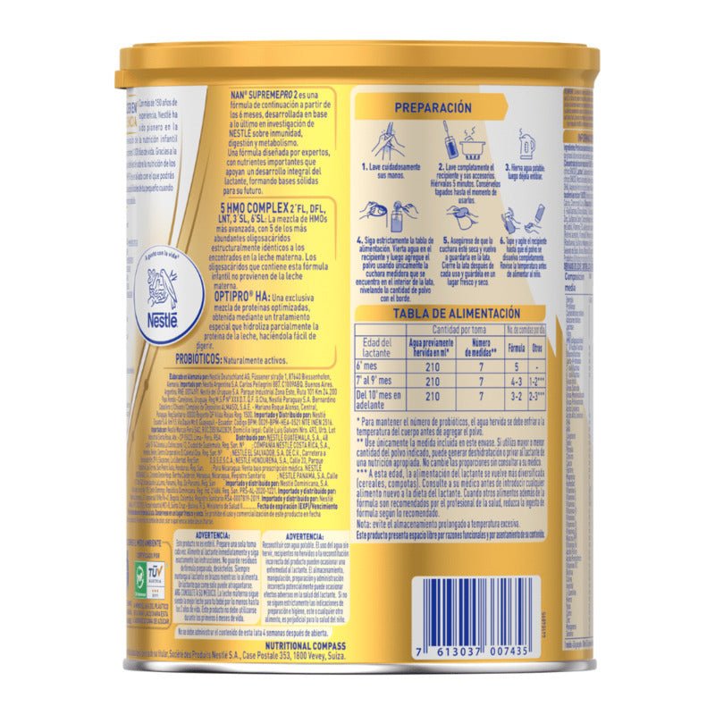 Nan Supremepro 2 800g - Farmacias Arrocha