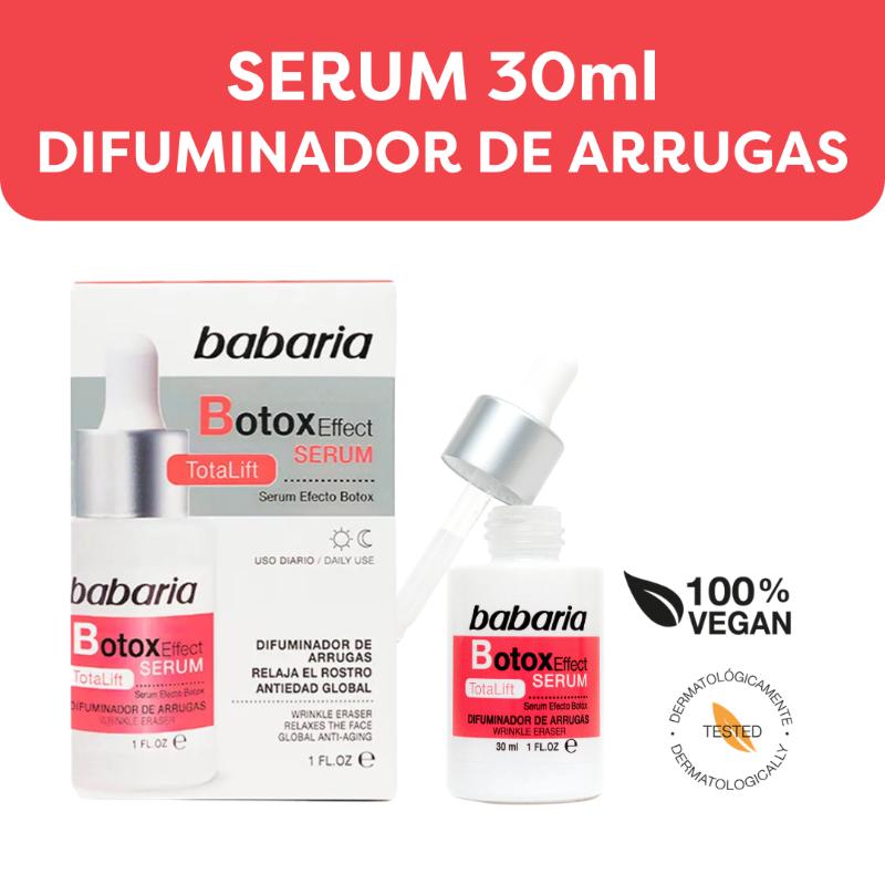 Babaria Serum Botox Effect Antiarrugas 30ml - Farmacias Arrocha