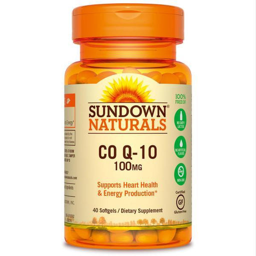 Sundown Naturals Coenzima Q10 bonus 100 mg 40 softgels - Farmacias Arrocha