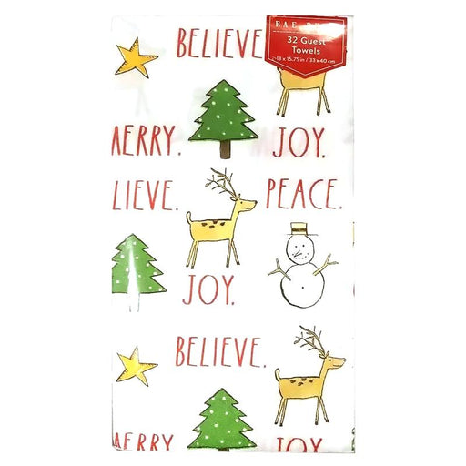 Servilleta Diseño Navideño Blanca 33x40cm - Farmacias Arrocha