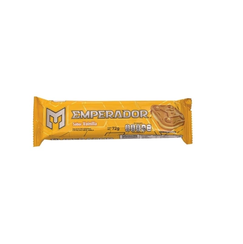 Gamesa Emperador Vainilla 72Gr - Farmacias Arrocha
