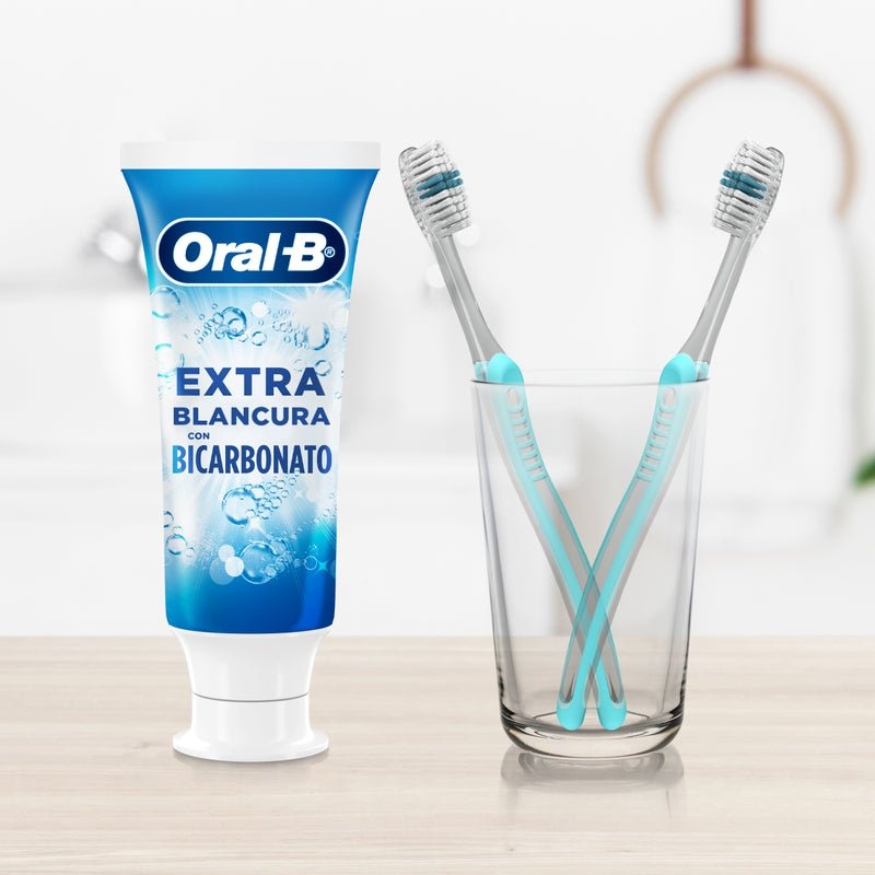 Pasta dental Anticaries con Flúor Oral - B extra Blancura con Bicarbonato 100 ml - Farmacias Arrocha