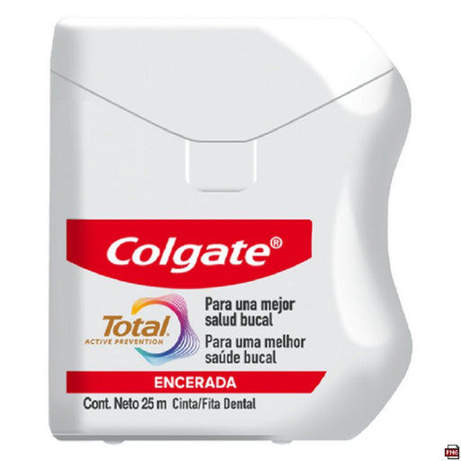 Hilo Dental Colgate Total 12 25 mts - Farmacias Arrocha