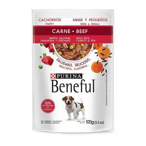 Purina Beneful Cachorro Comida Húmeda - Carne y Arroz 100 Gr - Farmacias Arrocha