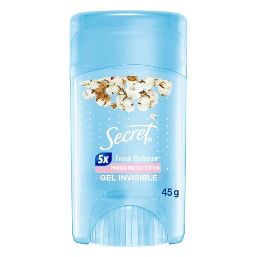 Gel Invisible Antitranspirante Secret Powder Protect Cotton 45 g - Farmacias Arrocha