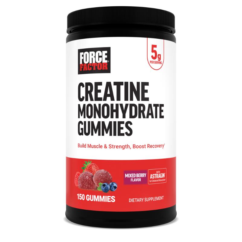 Force Factor Creatine Gummies Mixed Berry Flavor Dietary Supplement - Farmacias Arrocha