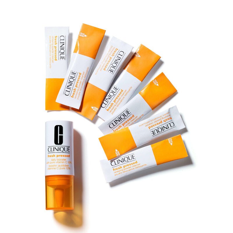 Clinique Polvo Limpiador Fresh Pressed™ Vitamina C Pura 28 Pzs - Farmacias Arrocha
