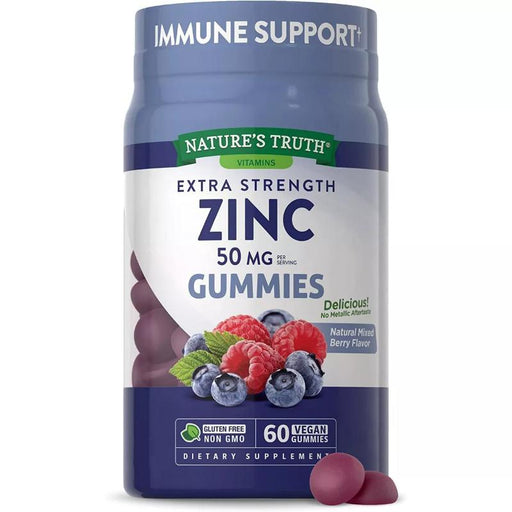 Nature'S Truth Zinc 50Mg Gummies 60 Vegan - Farmacias Arrocha