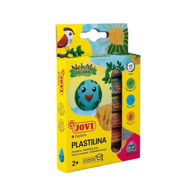 Jovi Plastilina 6 Colores Naturaleza - Farmacias Arrocha