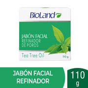 Bioland Barra Facial Tea Tree Oil 110G - Farmacias Arrocha