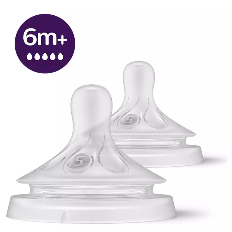 Avent Tetina Natural Response - Flujo 5 - 6M+ - Farmacias Arrocha