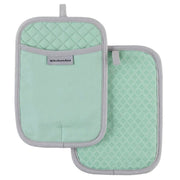 Kitchen Aid Set Manoplas Para Ollas 7"x10" Menta - Farmacias Arrocha