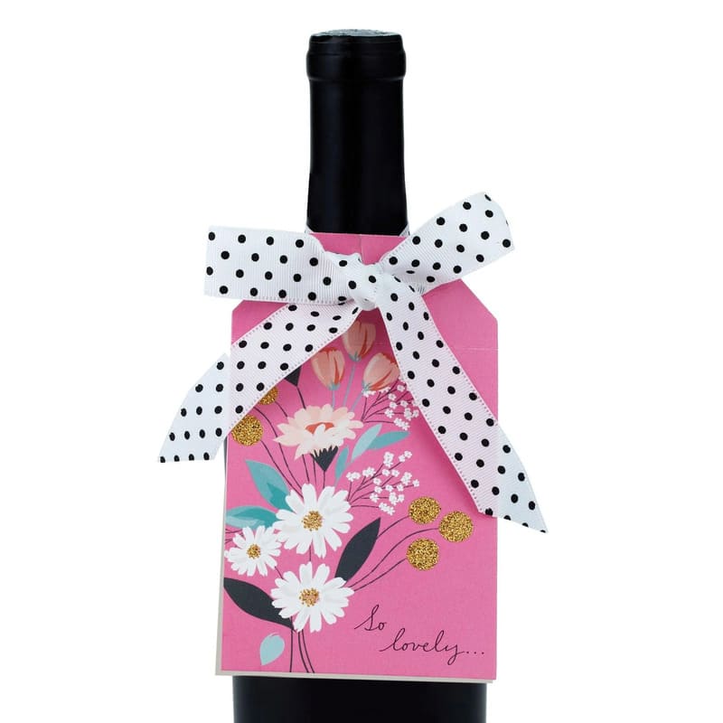 Hallmark Set Cinta Y Etiqueta De Regalo Diseño Floral Rosa - Farmacias Arrocha