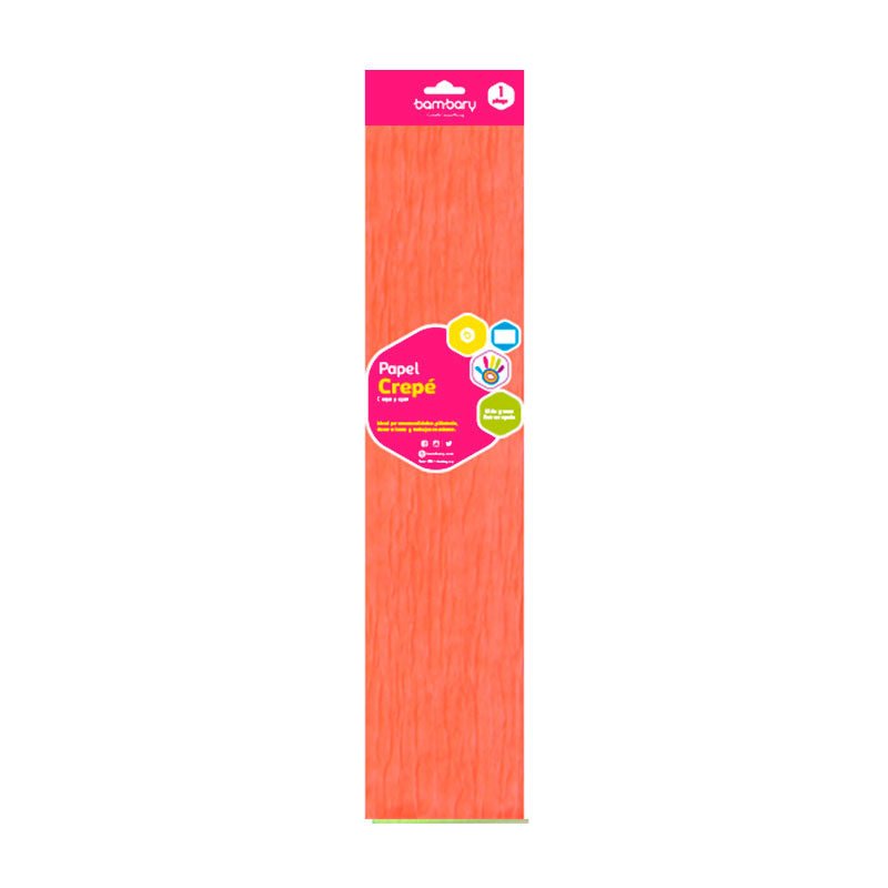 Bambary Papel Crepé Neón 50 Cm X 2M Bolsa - Farmacias Arrocha