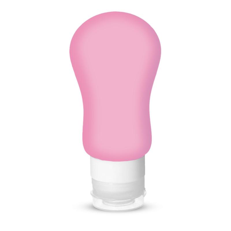 Botella de Silicón Rellenable Rosa 80 ml - Farmacias Arrocha