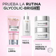 Crema Gel Hidratante Facial Noche L'Oréal Paris Glycolic Bright Antimanchas Ácido Glicólico y Niacinamida 50 ml - Farmacias Arrocha