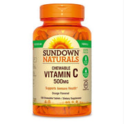 Sundown Naturals C 500 mg Chewable Orange w/Rose Hips Tablets - Farmacias Arrocha